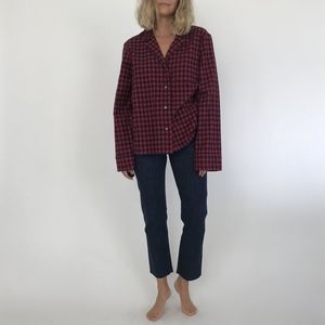 JENNI KAYNE BUFFALO PAJAMA SHIRT / MEDIUM